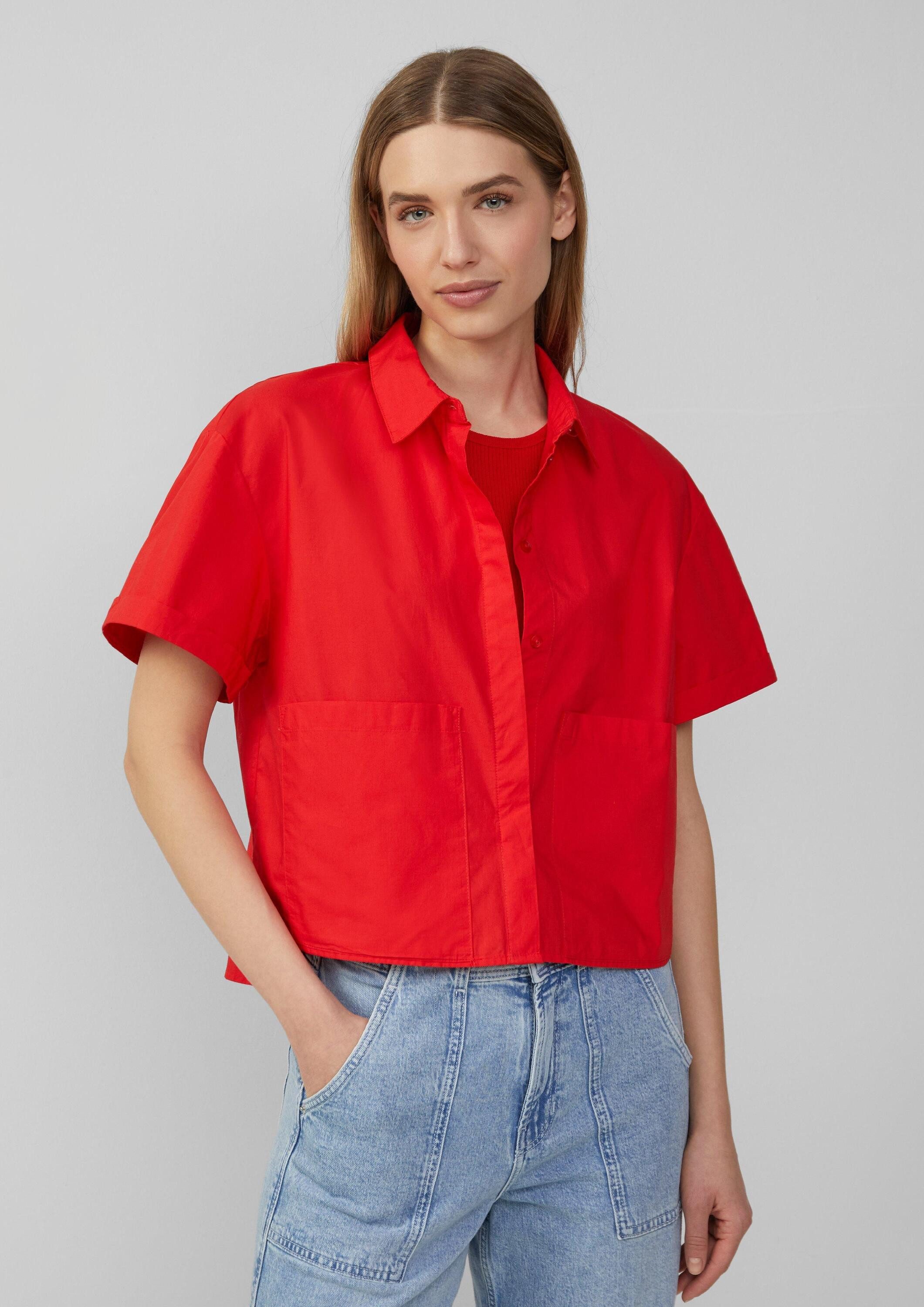 s.Oliver Kurzarmbluse Bluse (1-tlg) günstig online kaufen