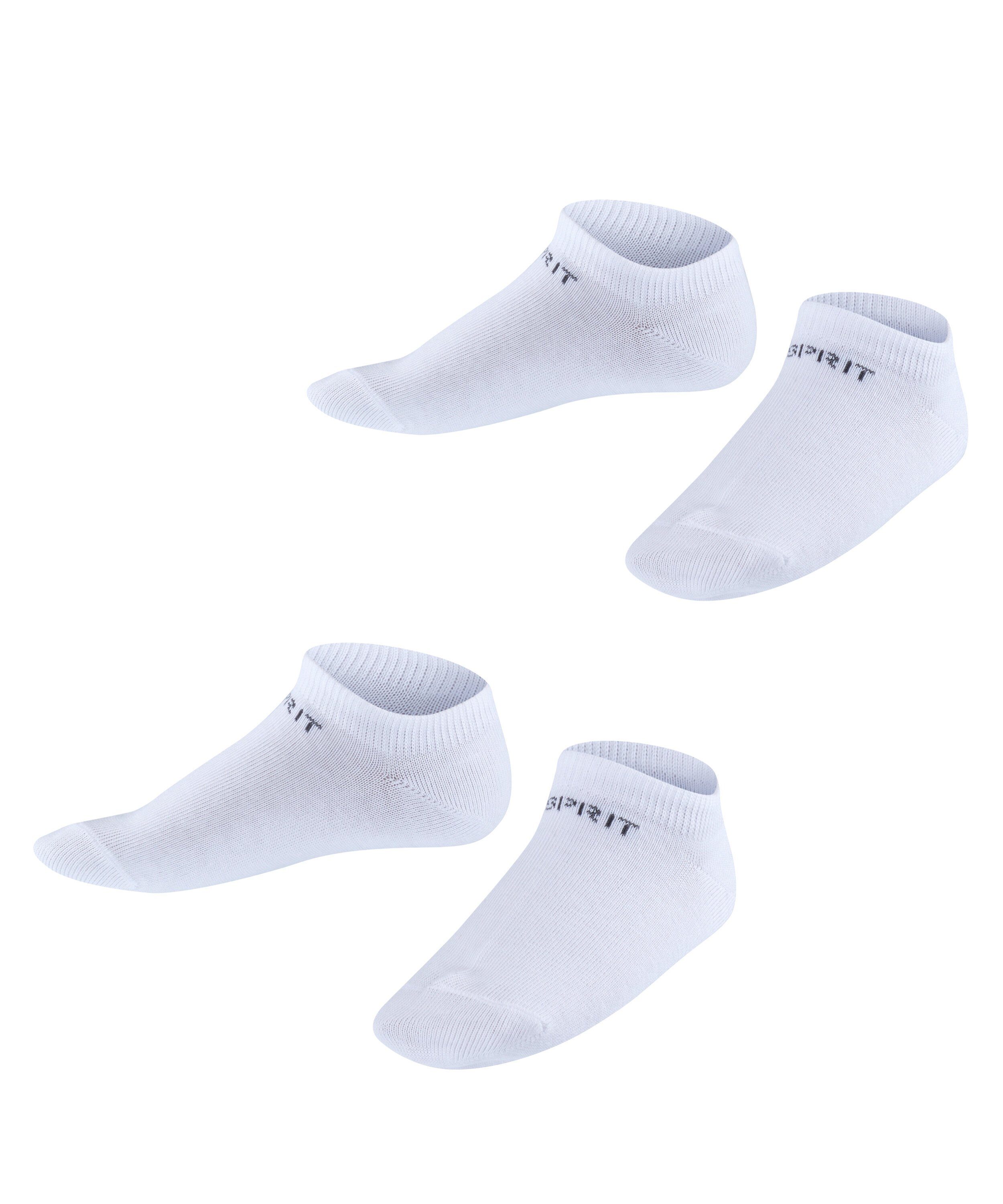 Esprit Sneakersocken Esprit Foot Logo 2-Pack Kinder (2-Paar) aus weichem Baumwollmix