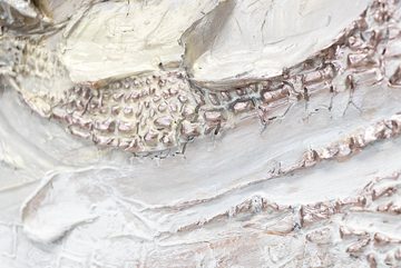 YS-Art Gemälde Ewigkeit II, Abstraktion, Horizontales Leinwand Bild Handgemalt Abstrakt mit Rahmen