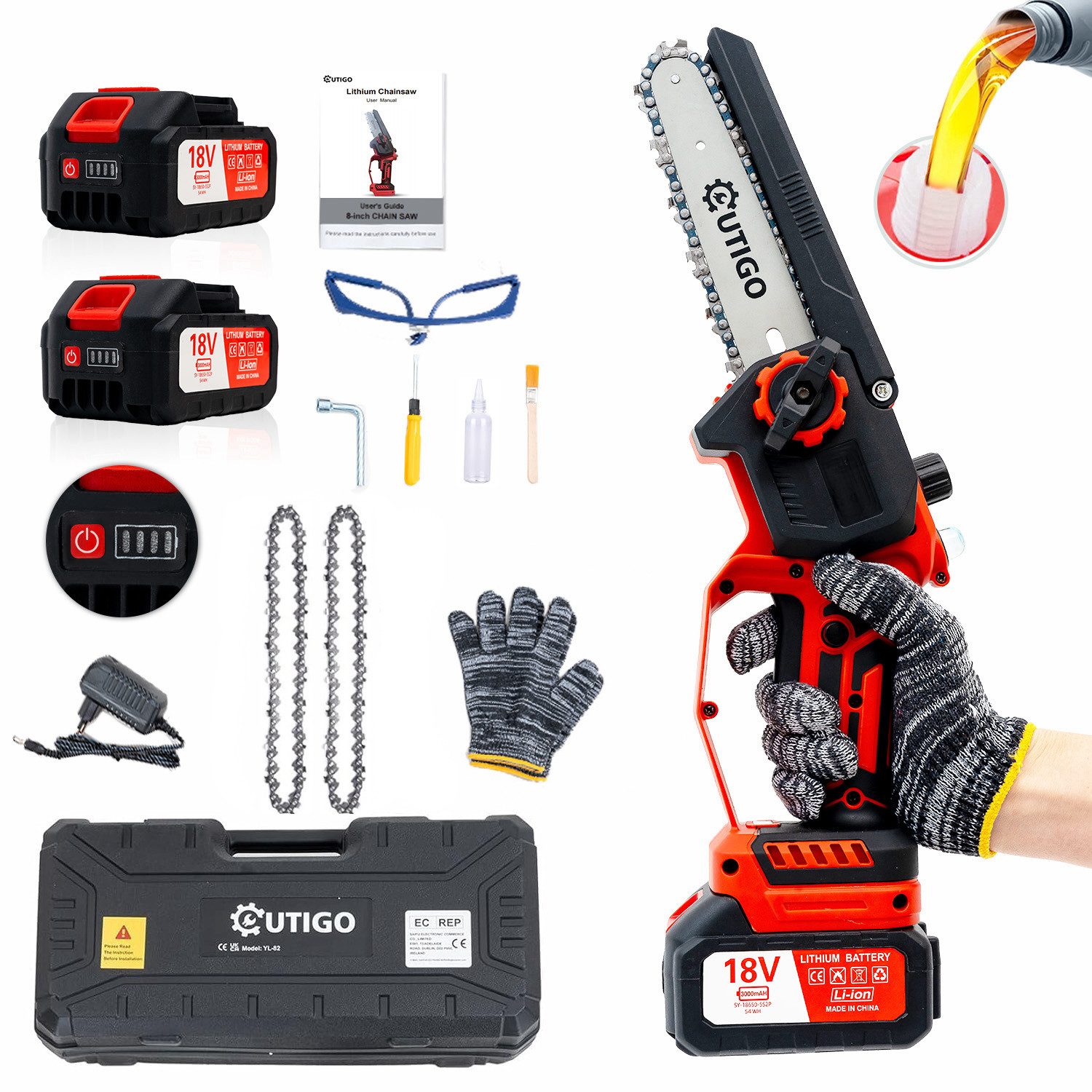 OUTIGO Akku-Kettensäge 6C günstig online kaufen