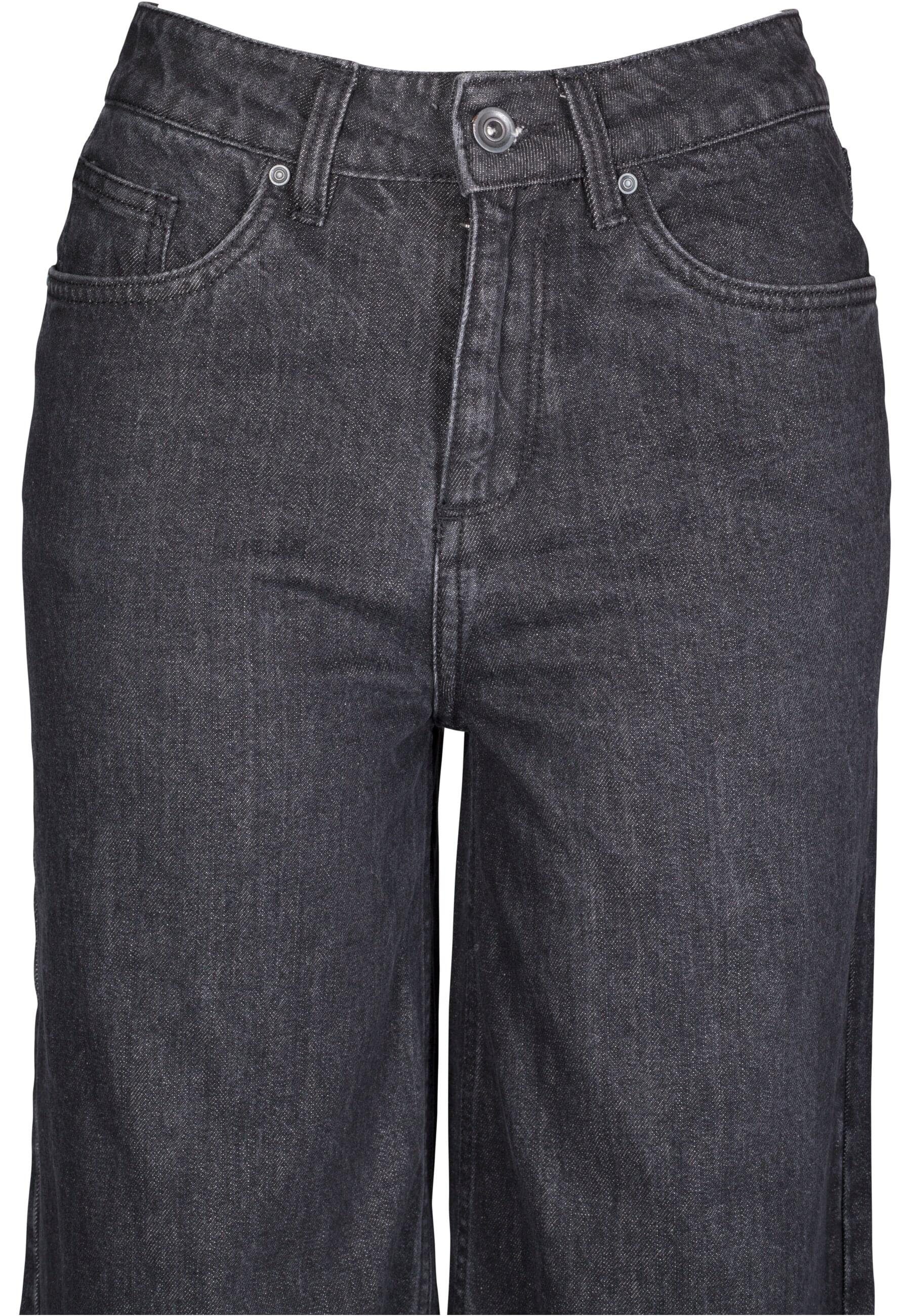 Denim Bequeme Jeans Culotte URBAN Damen Ladies (1-tlg) CLASSICS blackwashed