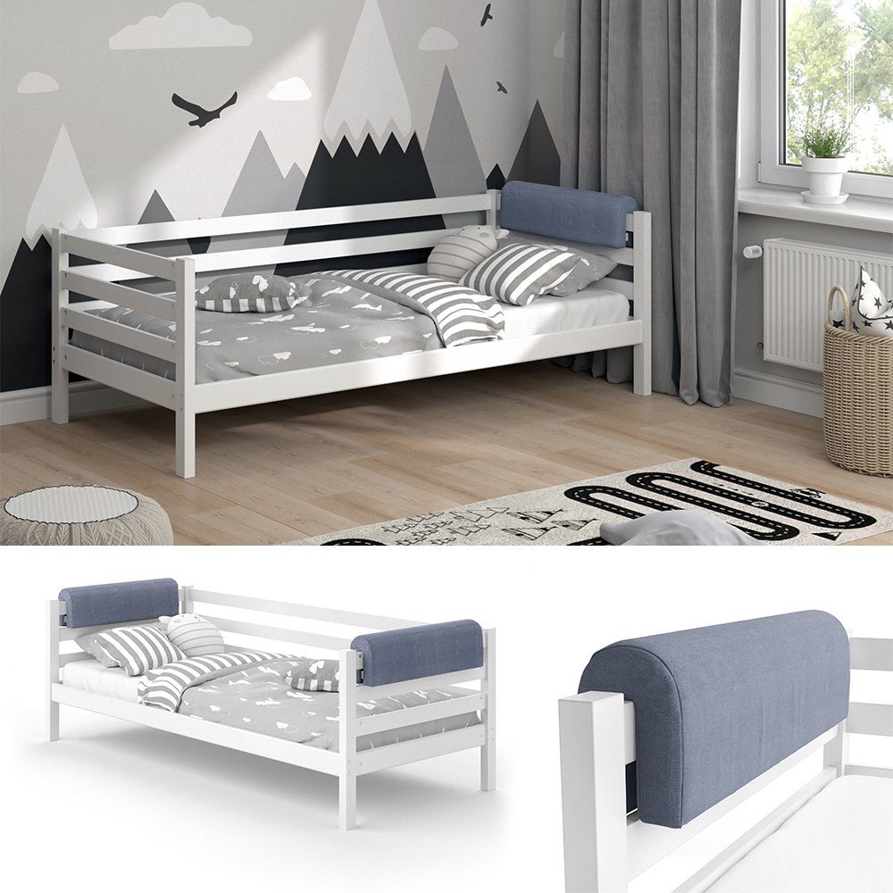 Bettumrandung »Bettkantenschutz für Kinderbett Grau 70 cm« VitaliSpa®, Höhe  20 mm
