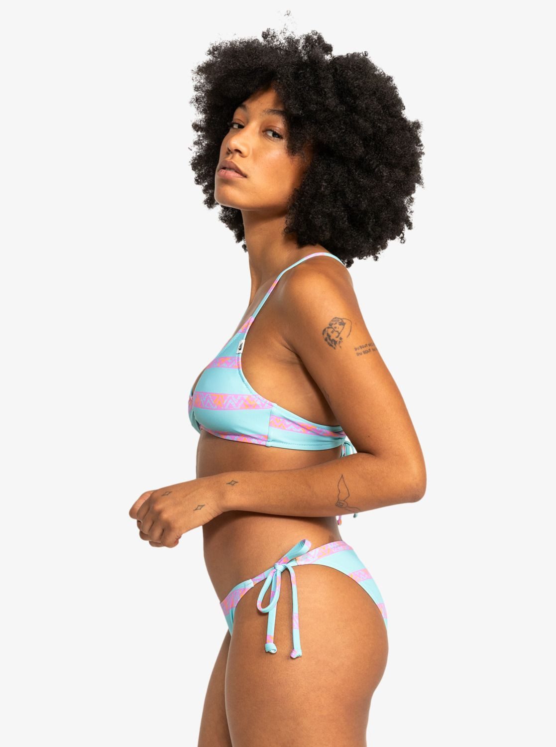 Quiksilver Highwaist-Bikini-Hose Quiksilver Bikiniunterteil Clickity Clack günstig online kaufen