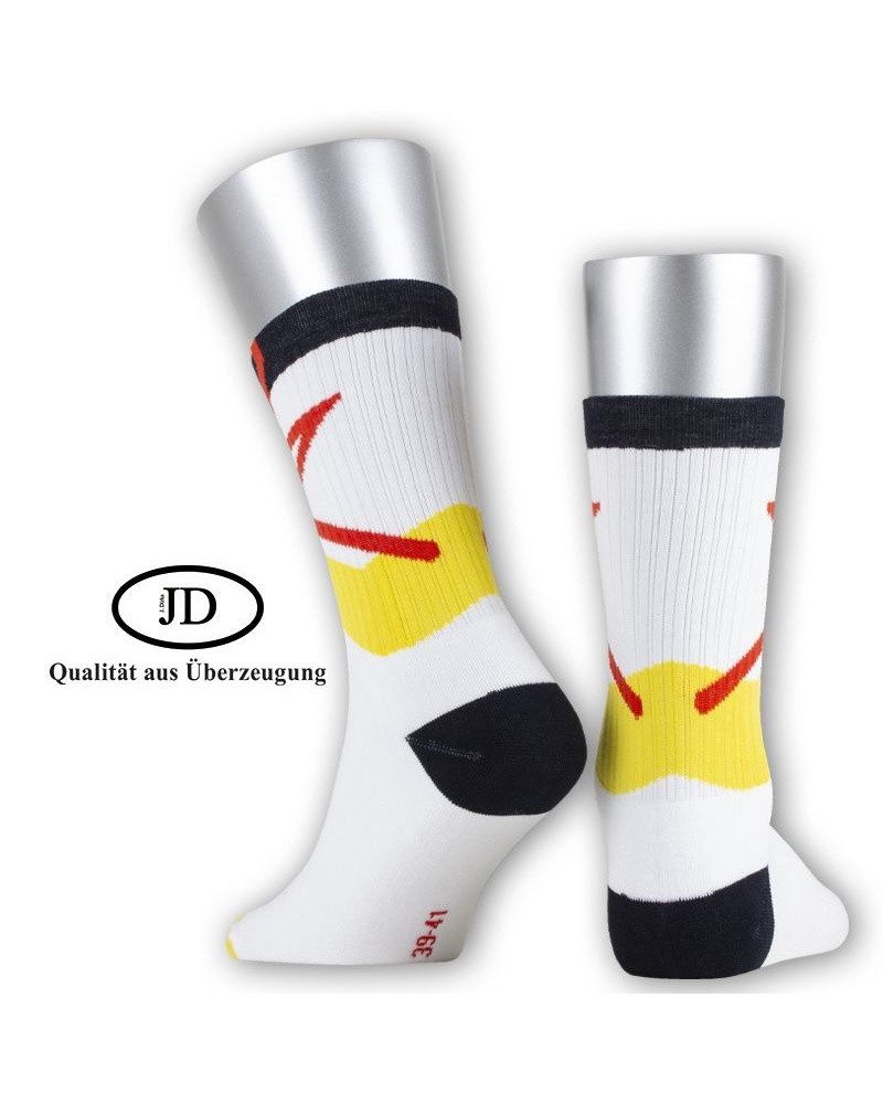 JD Sportsocken Jordan-O.White Laces (Bio-Baumwolle) weiss/bunt - 1 Paar günstig online kaufen