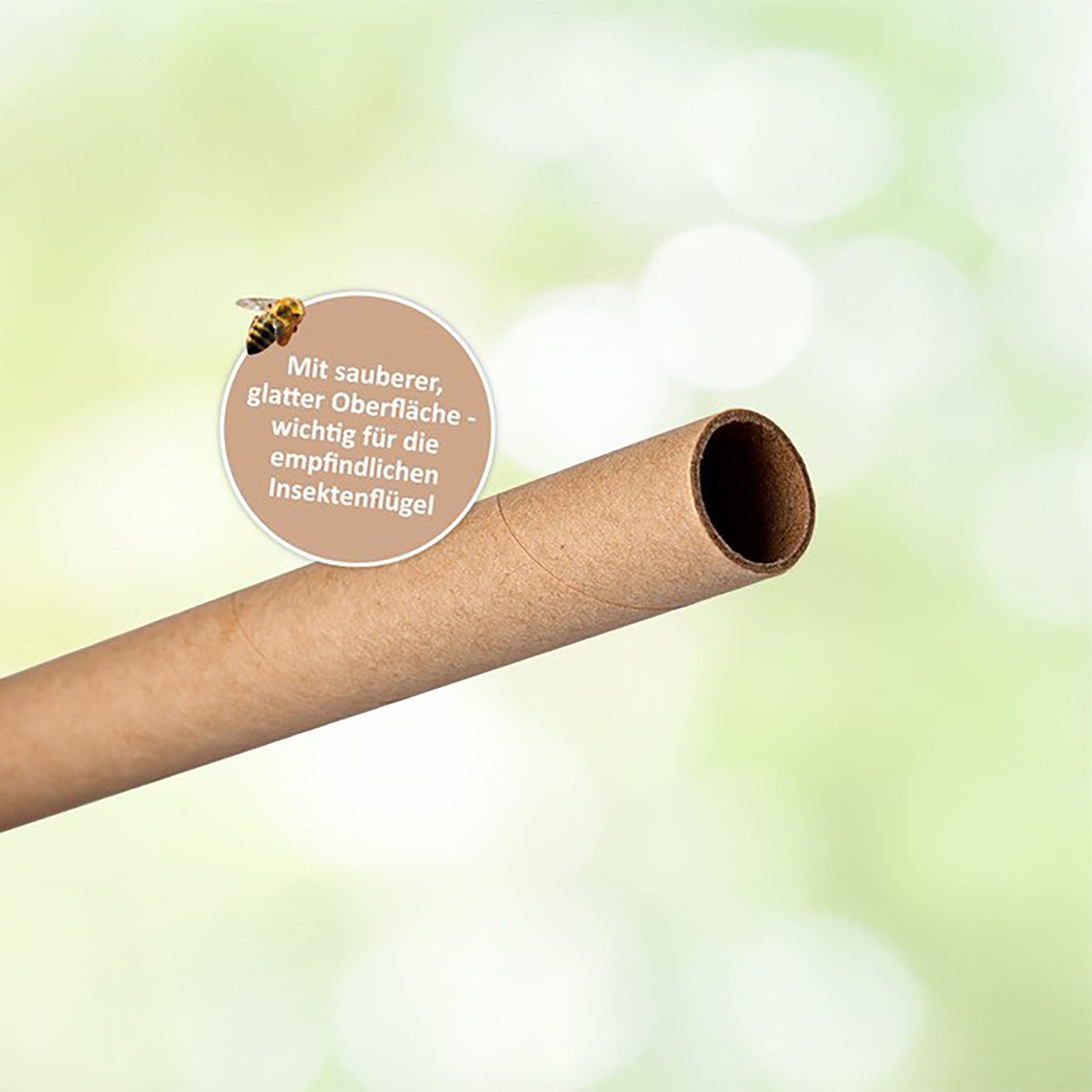 Cult at Home Insektenhotel 400 Pappröhrchen für Bienenhotel Ø 6 mm - zum Basteln und Auffüllen, (Nisthilfe für Insekten, 2er Set), Nisthülsen - Insektenhaus - Röhrchen