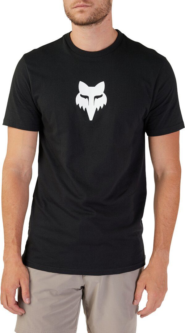 Head Kurzarmshirt Premium Black/White T-Shirt Fox