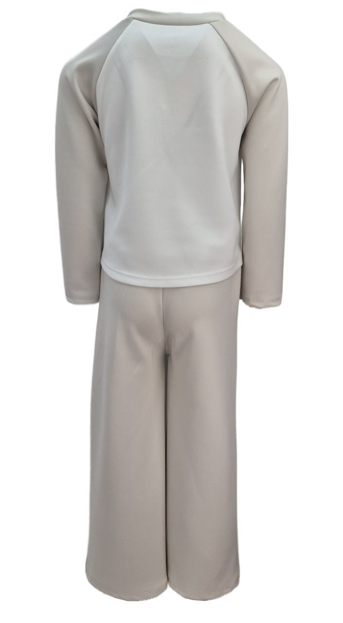 Girls Fashion Langarmshirt & Hose Sommer Set Langarmshirt + Hose, MS5338e (Set, Langarm-Shirt & Hose)
