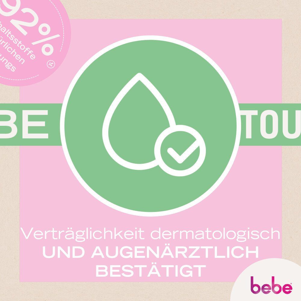 Gesichtsreinigungstücher St) 25 Intensive (6x bebe 6er-Pack Reinigungstücher