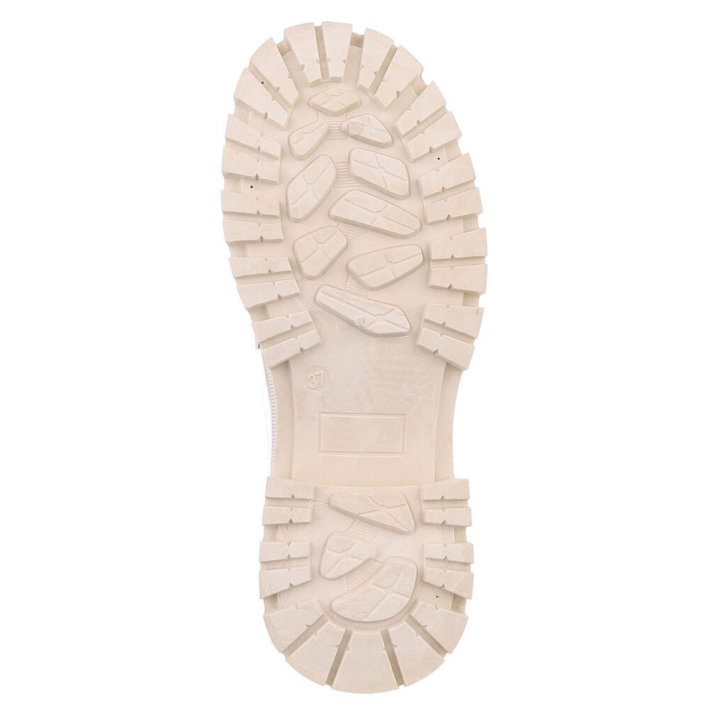 Ital-Design Damen Mokassins Freizeit Slipper (88828137) Blockabsatz Mokassins in Beige