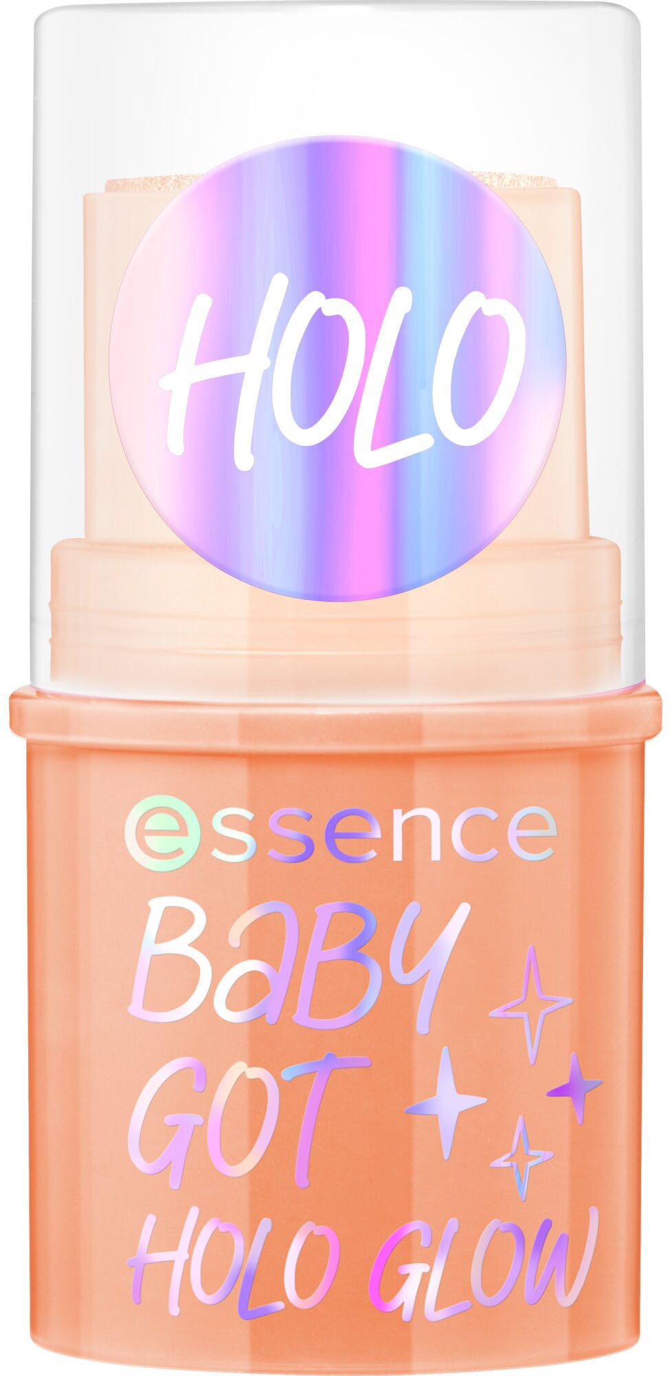 Essence Highlighter BABY GOT HOLO GLOW highlighter stick, 3-tlg., mit starkem Glanzeffekt