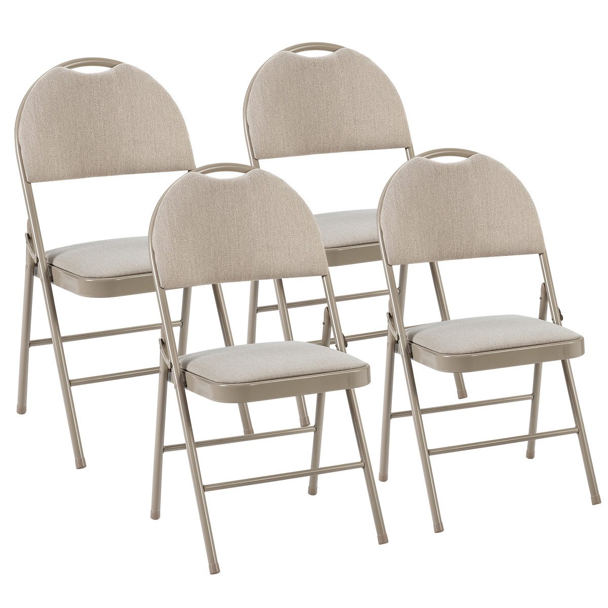 KOMFOTTEU Klappstuhl (4er Set), Küchenstuhl mit günstig online kaufen