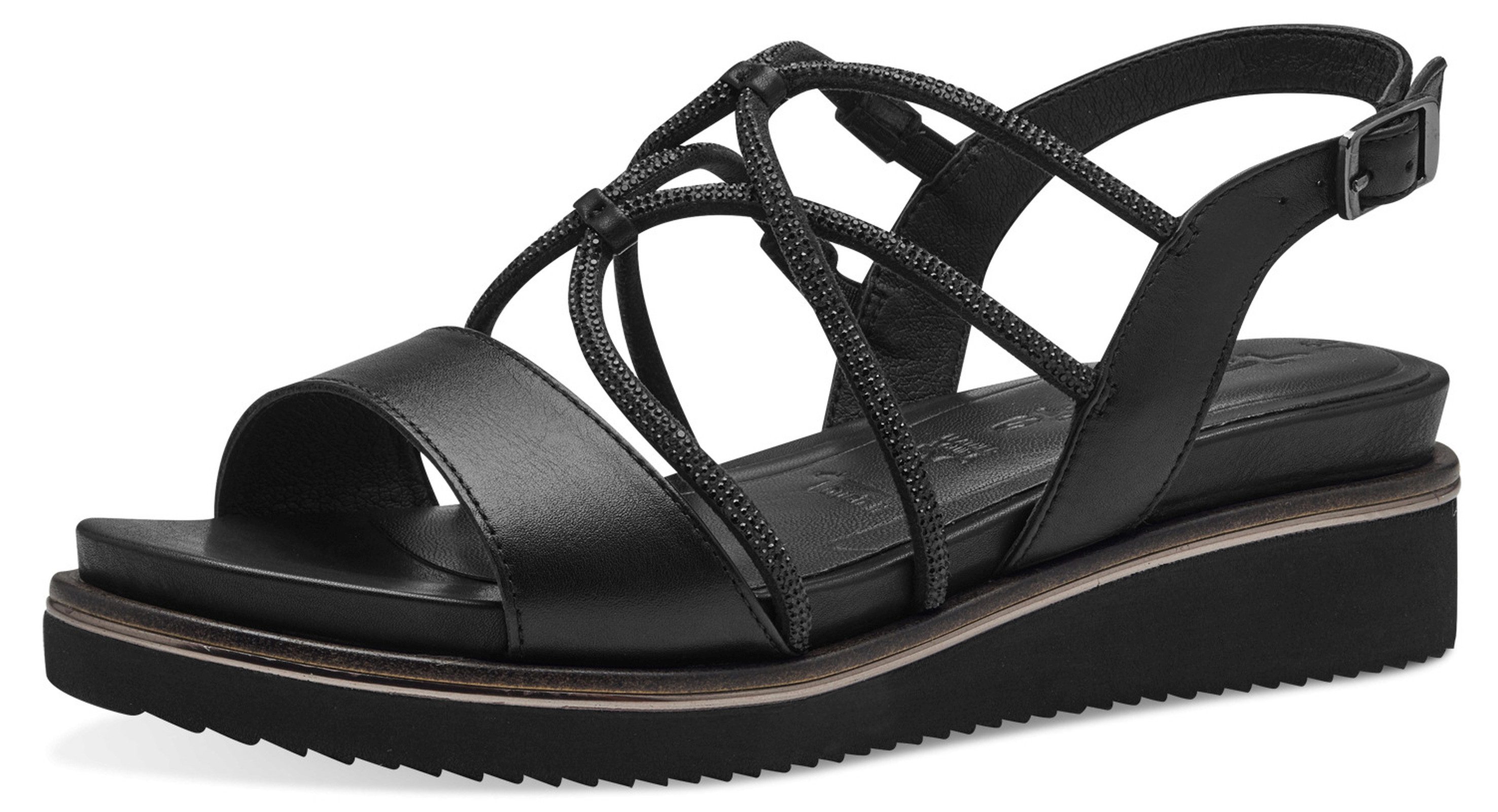 Tamaris 1-28257-42 001 Black Sandale