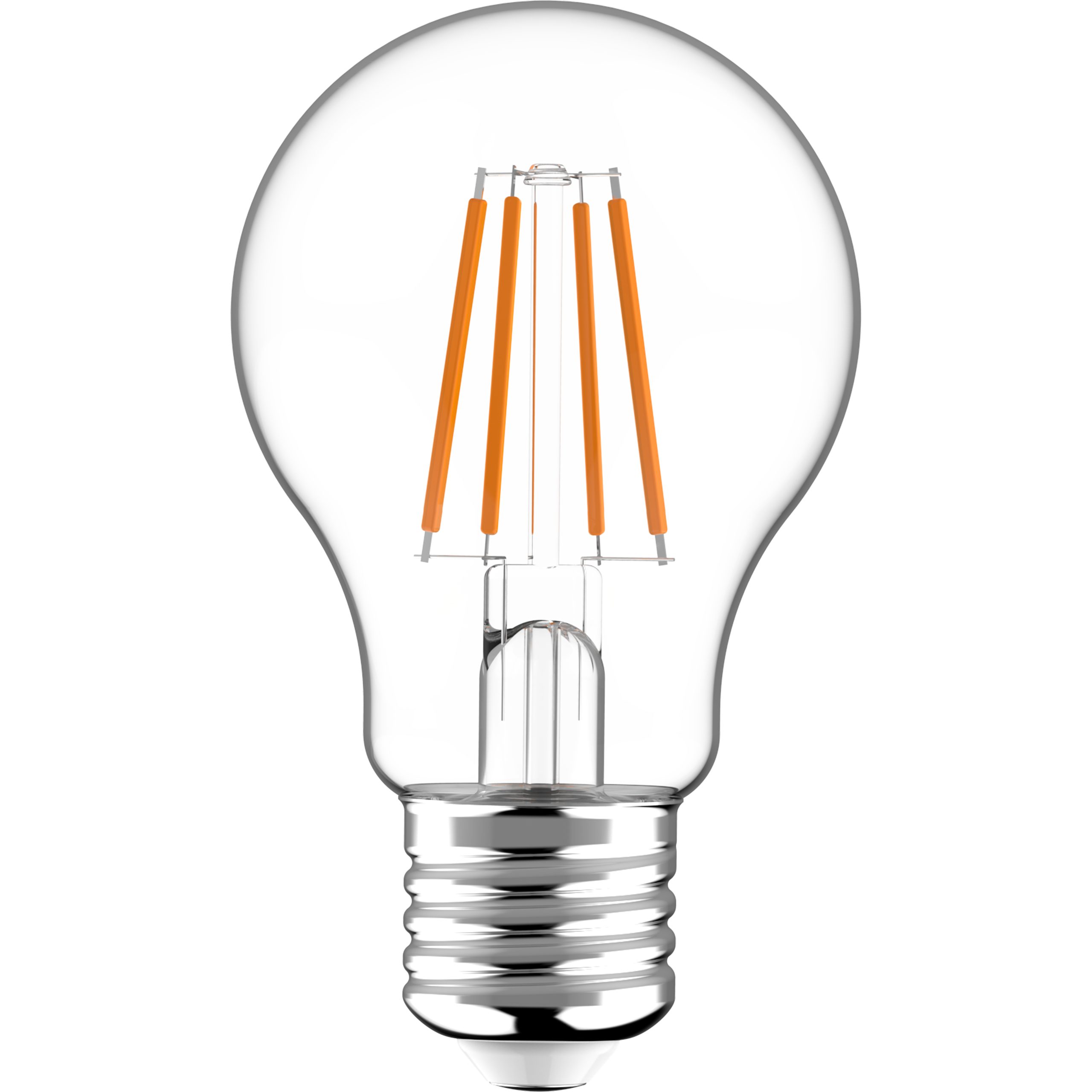 LED's light LED-Leuchtmittel 0620140 LED Glühbirne, E27, E27 4.5W warmweiß Klar A60