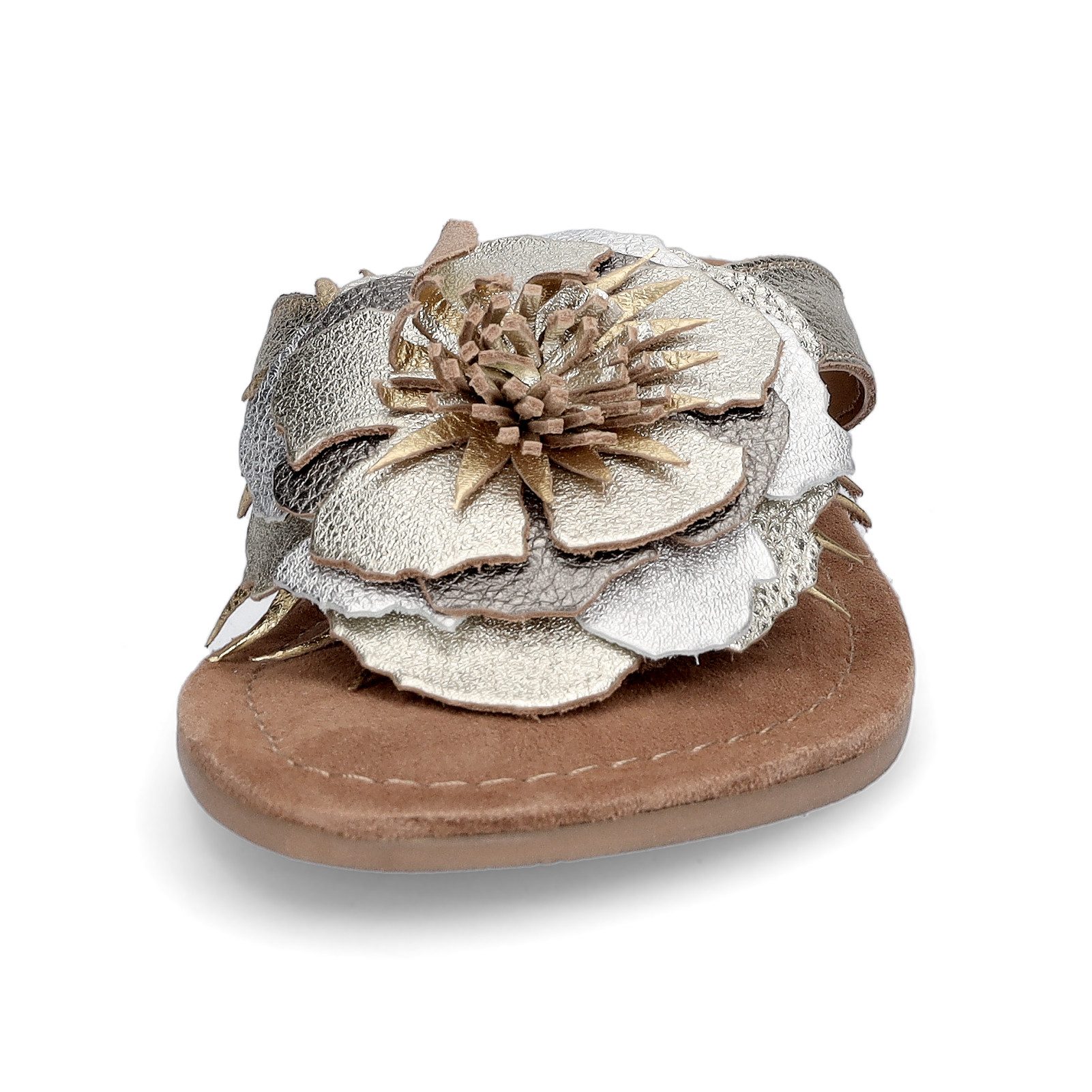 Lazamani Lazamani Damen Pantolette Hilde gold Pantolette – Bild 5 von 5