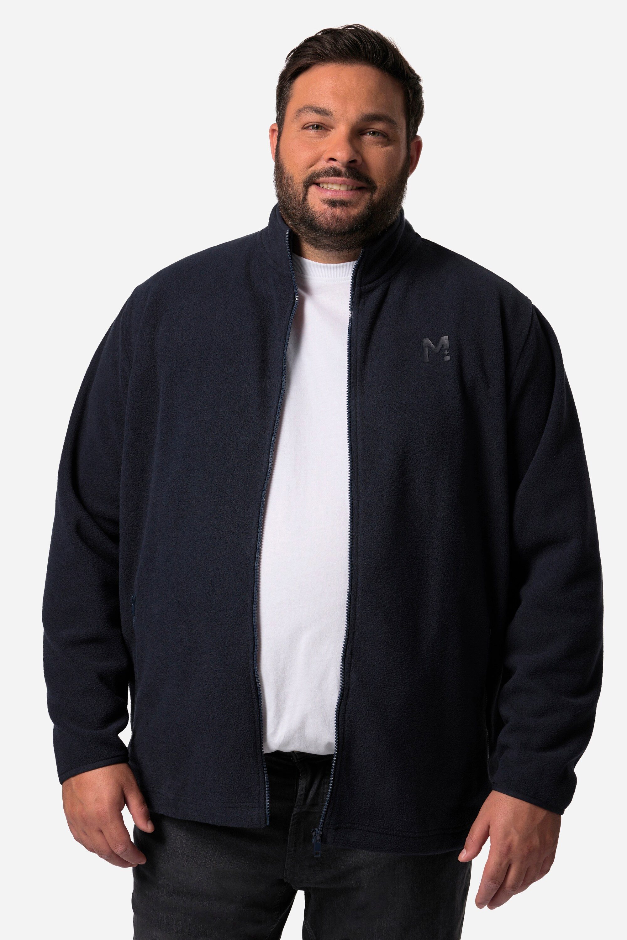Men Plus Fleecejacke Men+ Fleecejacke Stehkragen günstig online kaufen