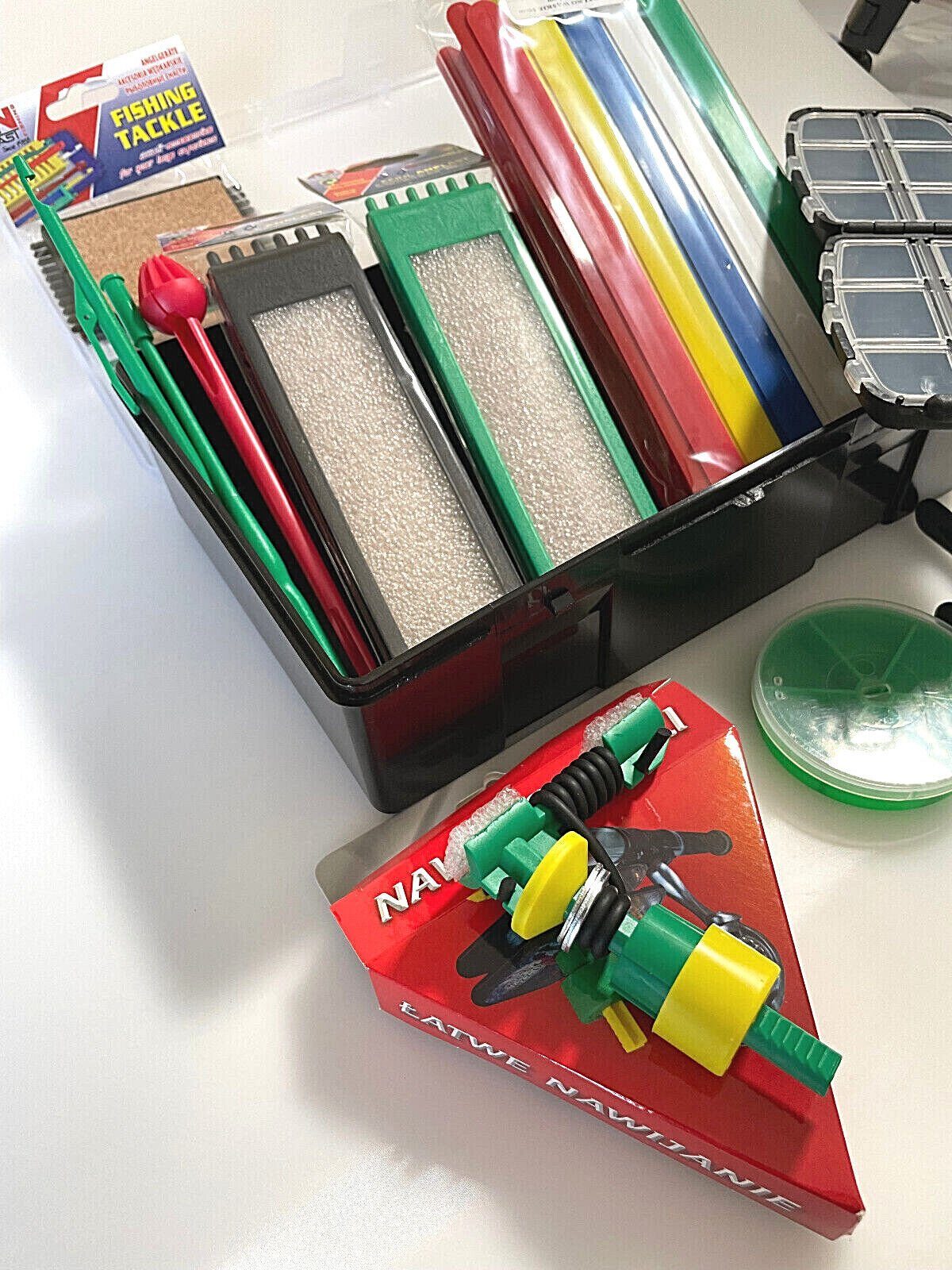 Behr Angelkoffer Geschenkbox 23Teile Vorfachaufwickler Aufwickler Leiter Angebot Angeln (Spar-Set XXL, 23 St), XXL SPAR PAKET