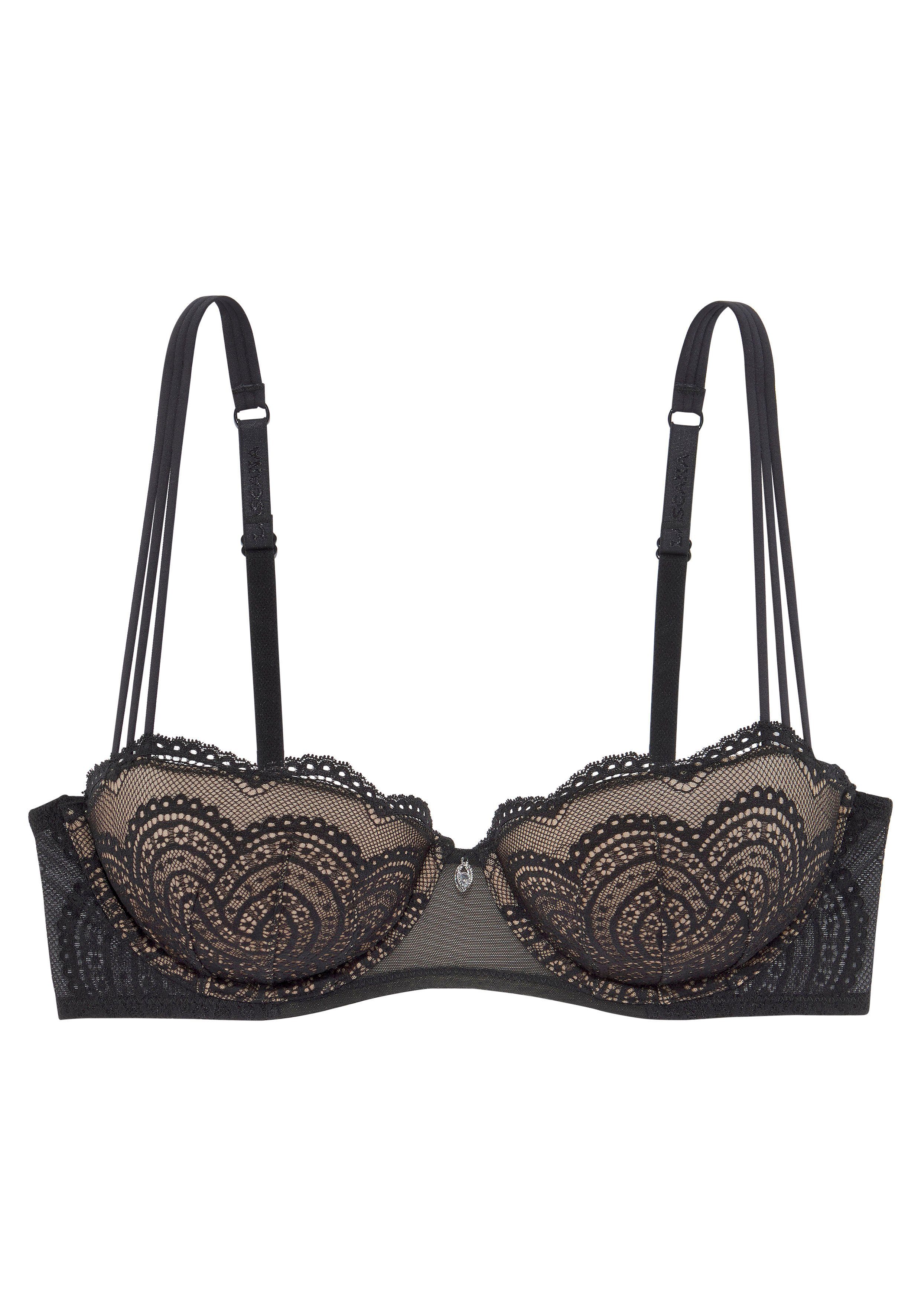 LASCANA Balconette-BH Kira mit anteilig recyceltem Polyamid in der Spitze, sexy Dessous