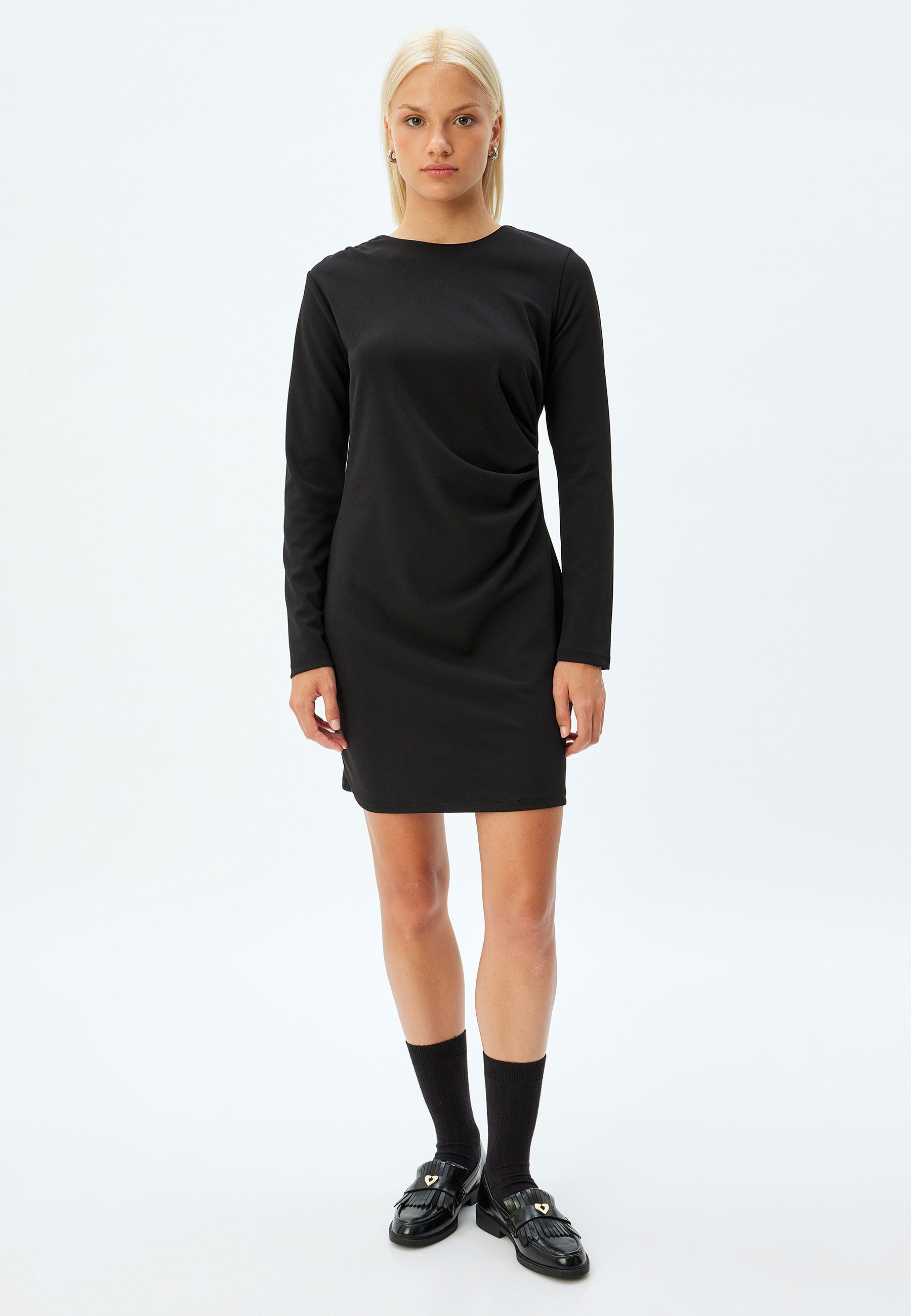 Koton Minikleid Mini Länge Mit Drapierdetail