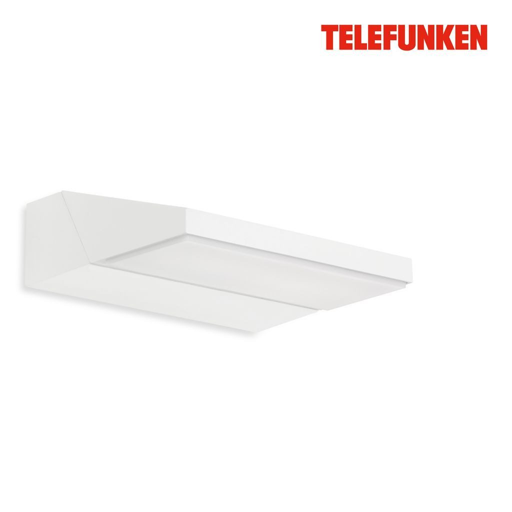 Telefunken Außen-Wandleuchte 312606TF, LED fest integriert, 2700K - Extra-Warmweiß, Außenleuchte DREHBAR IP44 1200lm 17,2x14,1x5,2cm