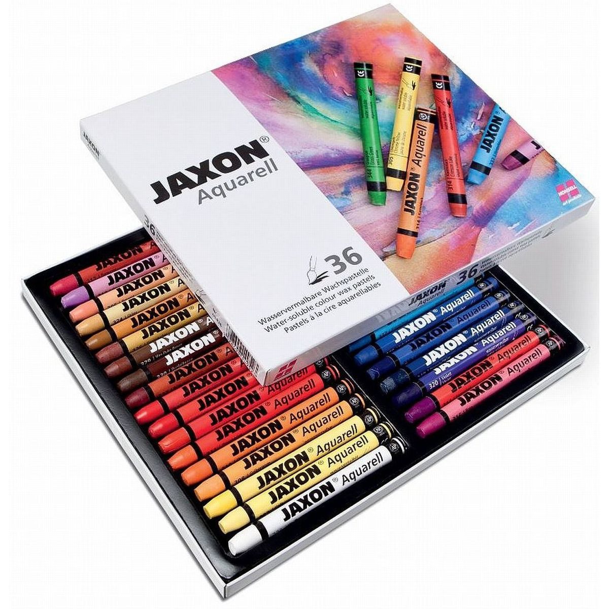 JAXON Aquarellstifte JAXON Aquarell Set 36 Stück