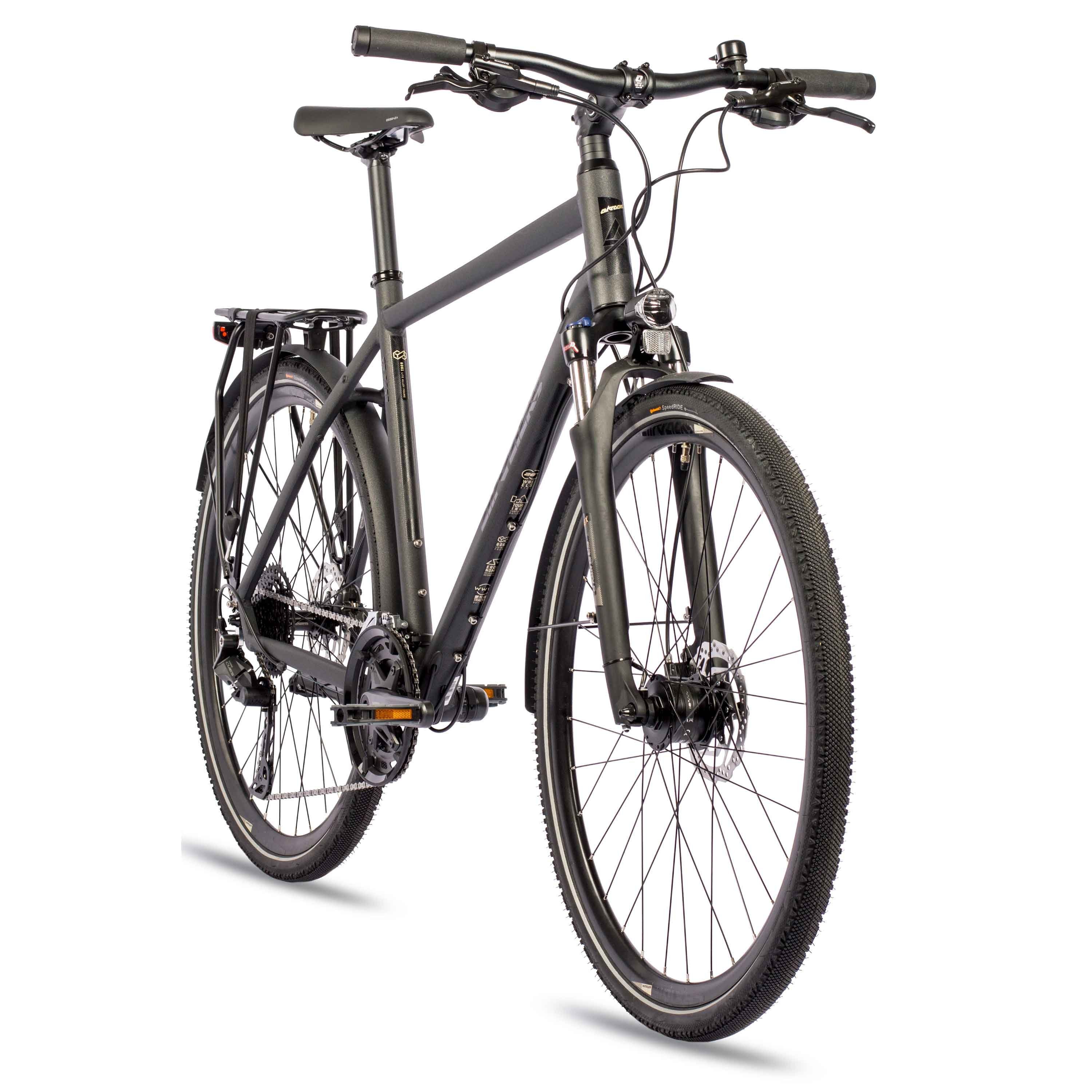 Airtracks Trekkingrad Herren Trekking Fahrrad 28 Zoll TR.2855-C Trekkingrad, 20 Gang Shimano, Kettenschaltung, (2x10 Gang NEW SHIMANO CUES RD-U6020-10), Rahmenhöhen 52 cm 56 cm » Modeljahr 2026