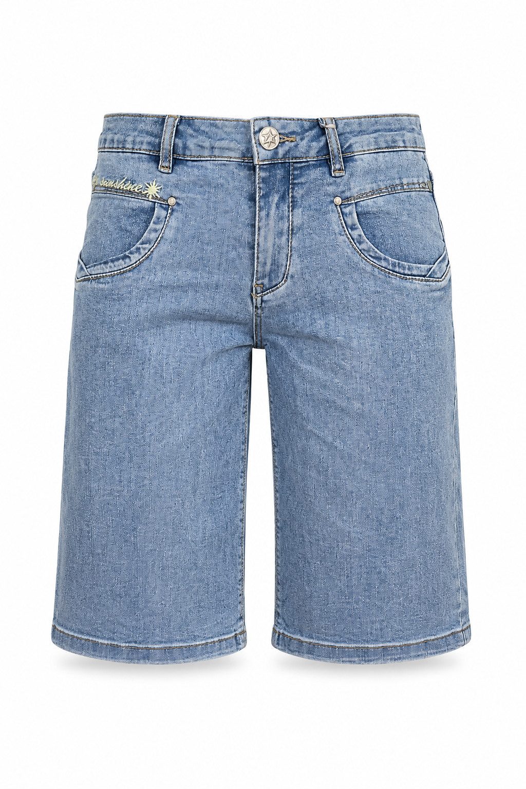 Buena Vista Bermudas Anna C-Short - Denim Shorts in Hellblau - Jeansshorts Damen