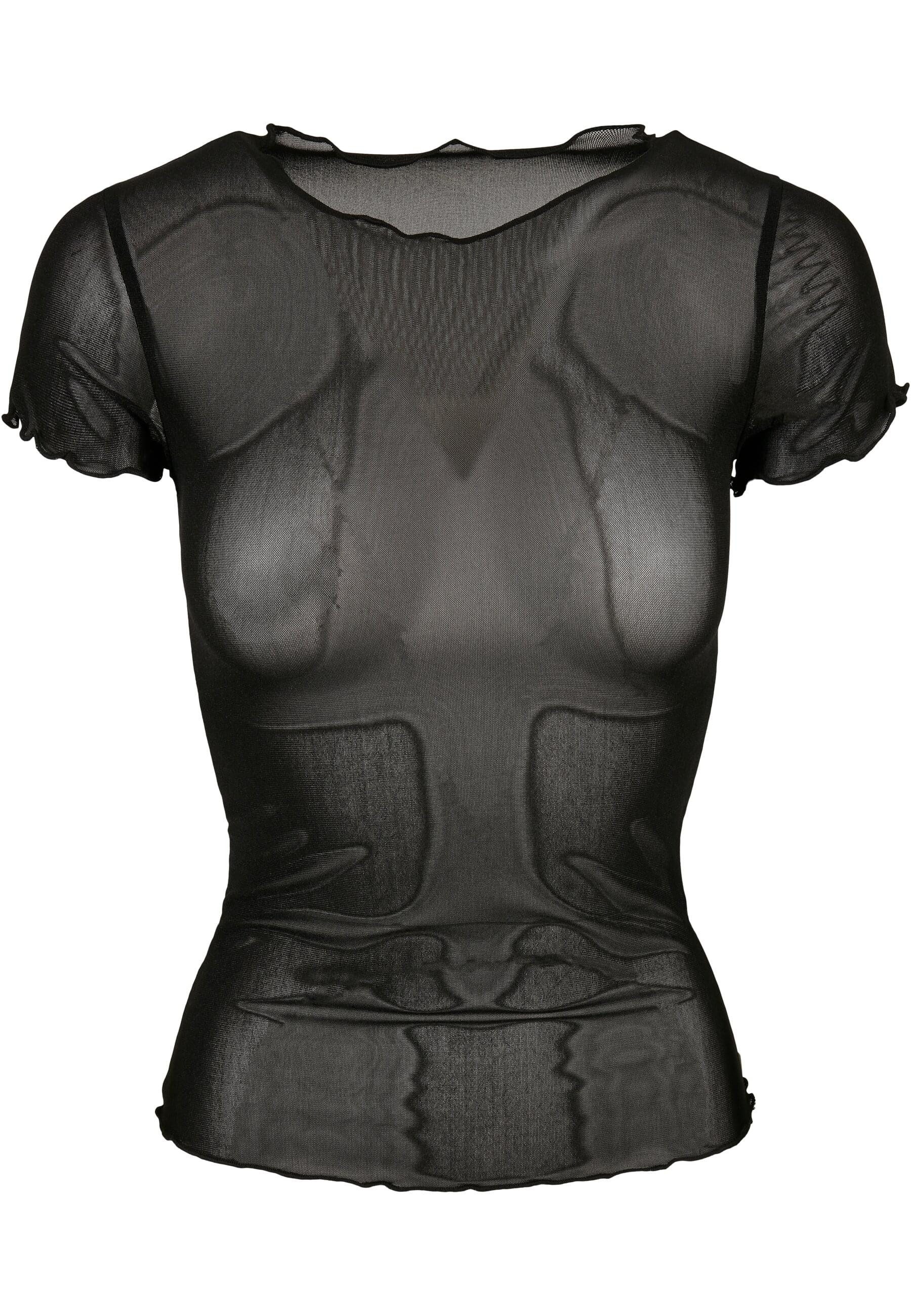 Kurzarmshirt Urban Classics Damen Ladies Mesh Tee