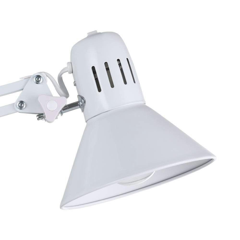 EGLO Tischleuchte FIRMO Klemmlampe, exkl. Leuchtmittel E27, mit Schraub-Klemme, Ein-/Ausschalter, ohne Leuchtmittel, Leuchtmittel wechselbar, Klemmleuchte, Lese – Bild 4 von 5
