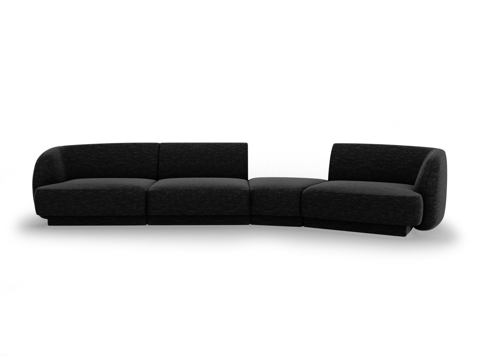 Micadoni Sofa Miley, modular 4-Sitzer
