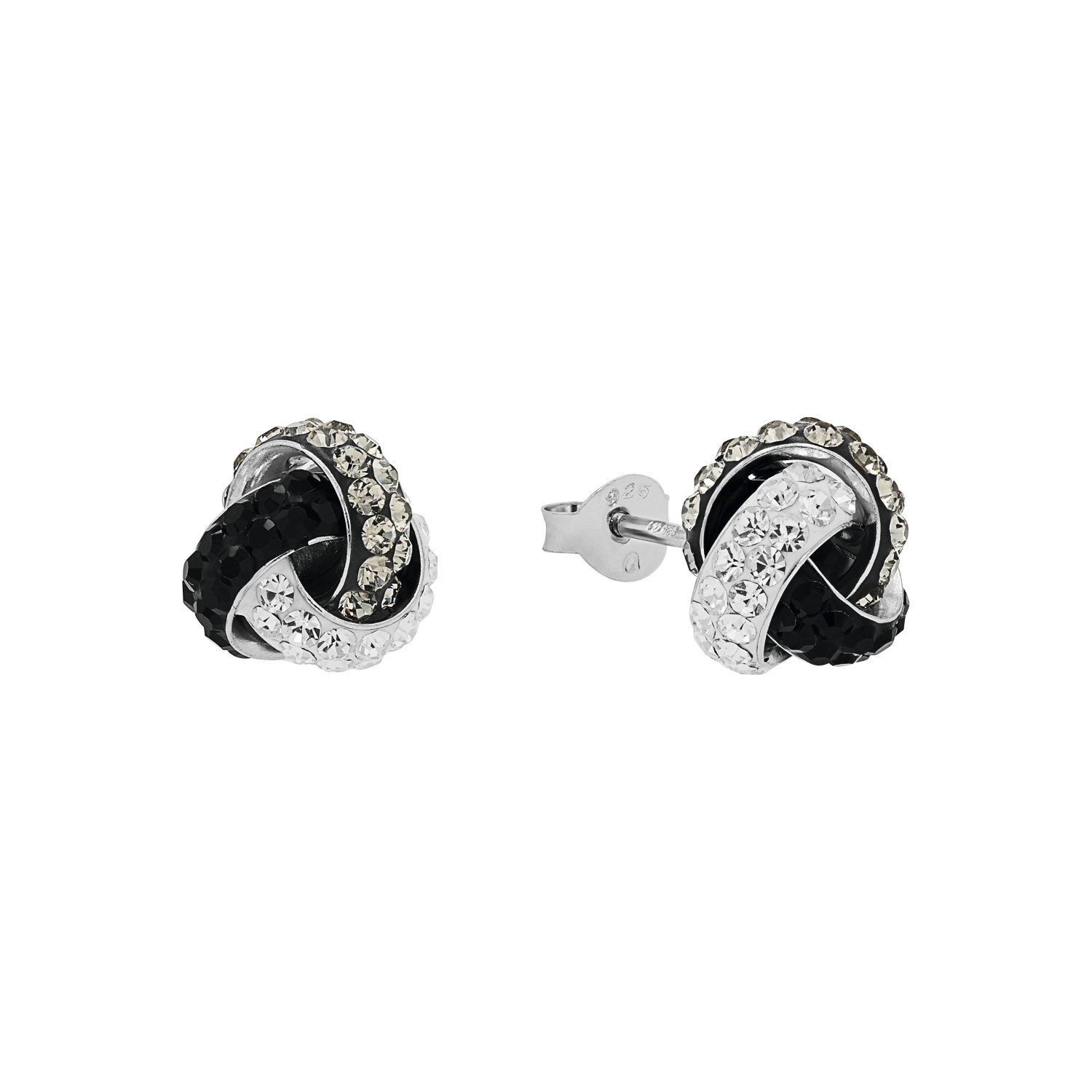 Amor Paar Ohrstecker, mit Preciosa Crystal