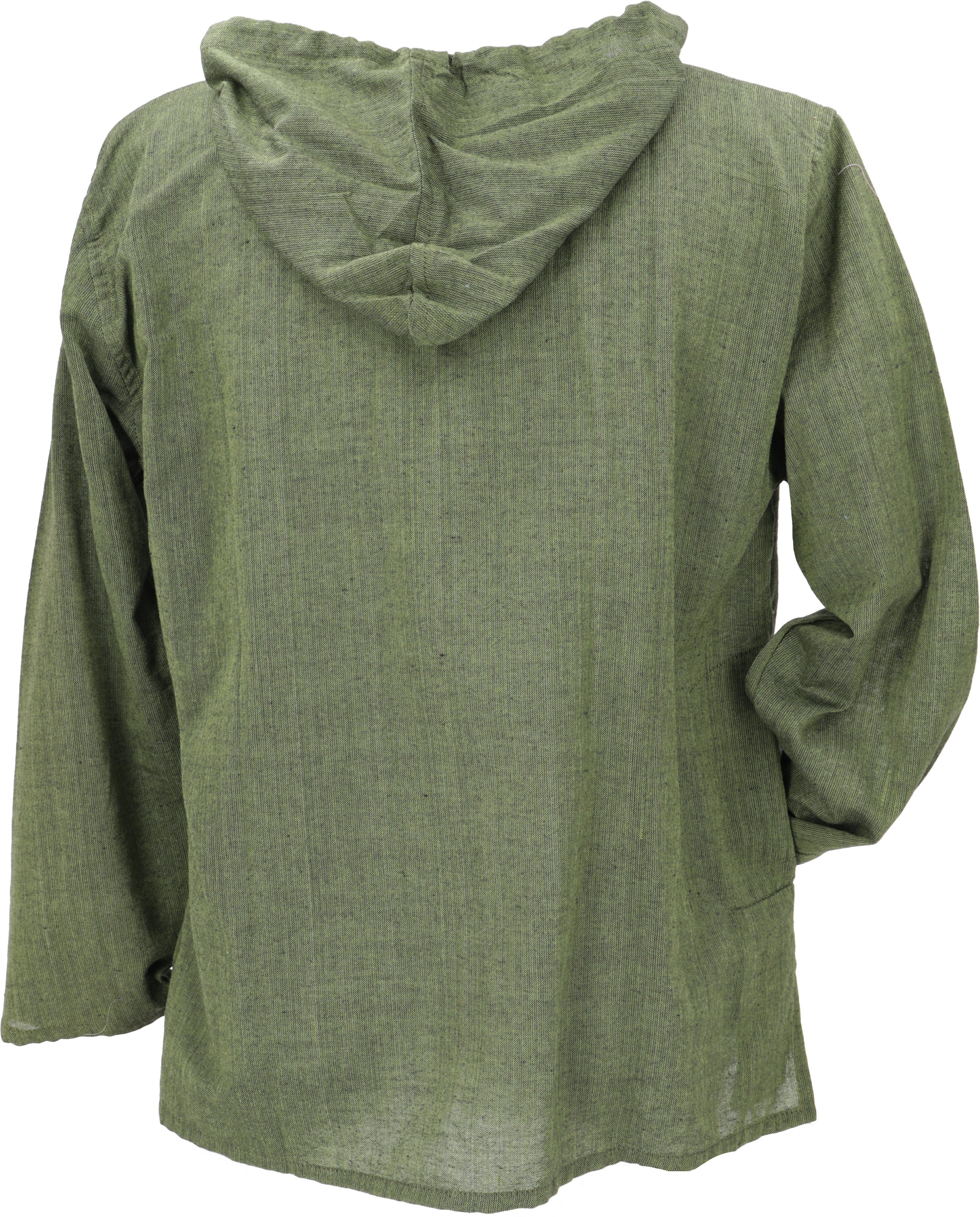 Guru-Shop Hemd & Shirt Nepal Hemd, Goa Hippie Sweatshirt, Yogashirt,.. Ethno Style, alternative Bekleidung