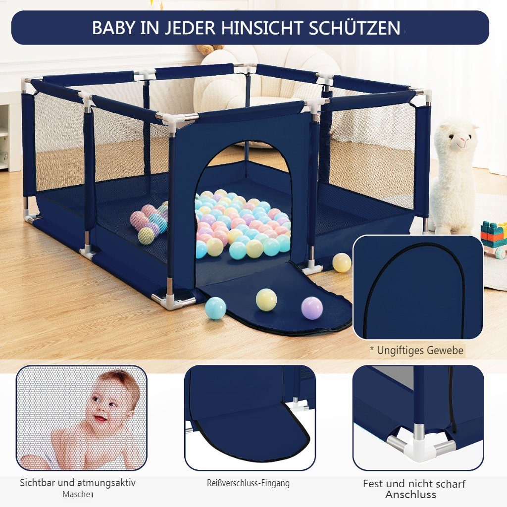 Comomy Laufgitter, Baby Krabbelgitter Schutzgitter Laufgitterzelt günstig online kaufen