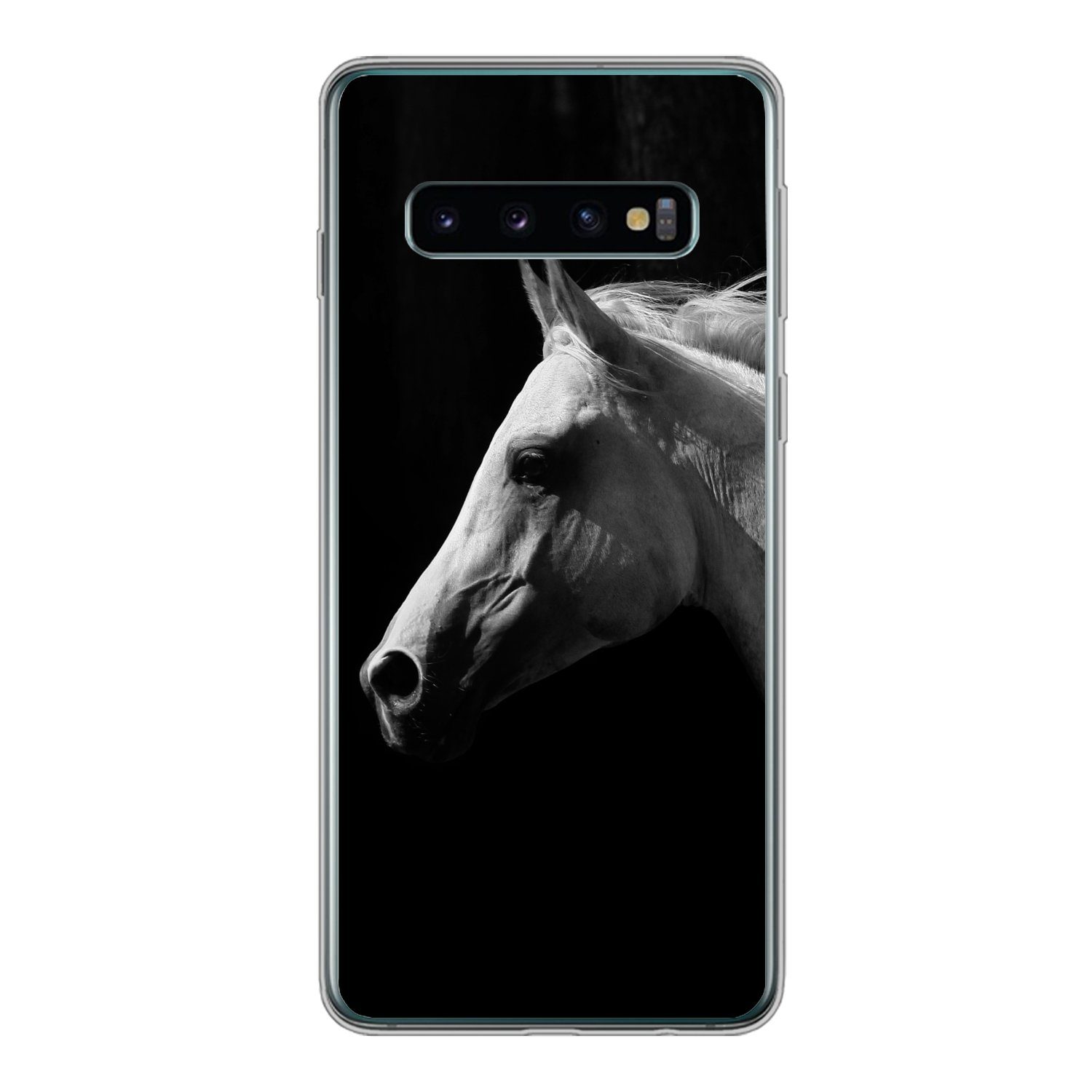 Handyhülle für Samsung Galaxy S10 Pferde - Tiere - Porträt