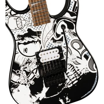 Jackson E-Gitarre, X Series Dinky DK1 Skull Chaos - E-Gitarre