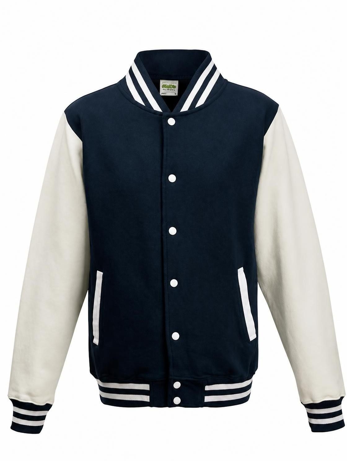 Just Hoods Sweatjacke Varsity Jacket / College Jacke