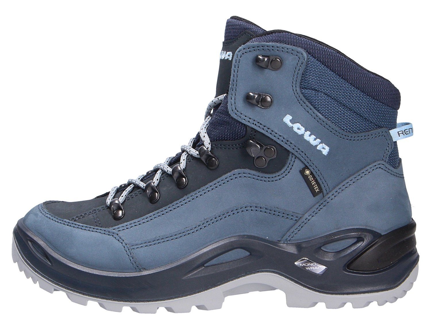 Lowa GTX Robuste W Qualität Wanderstiefel RENEGADE (304) rauchblau