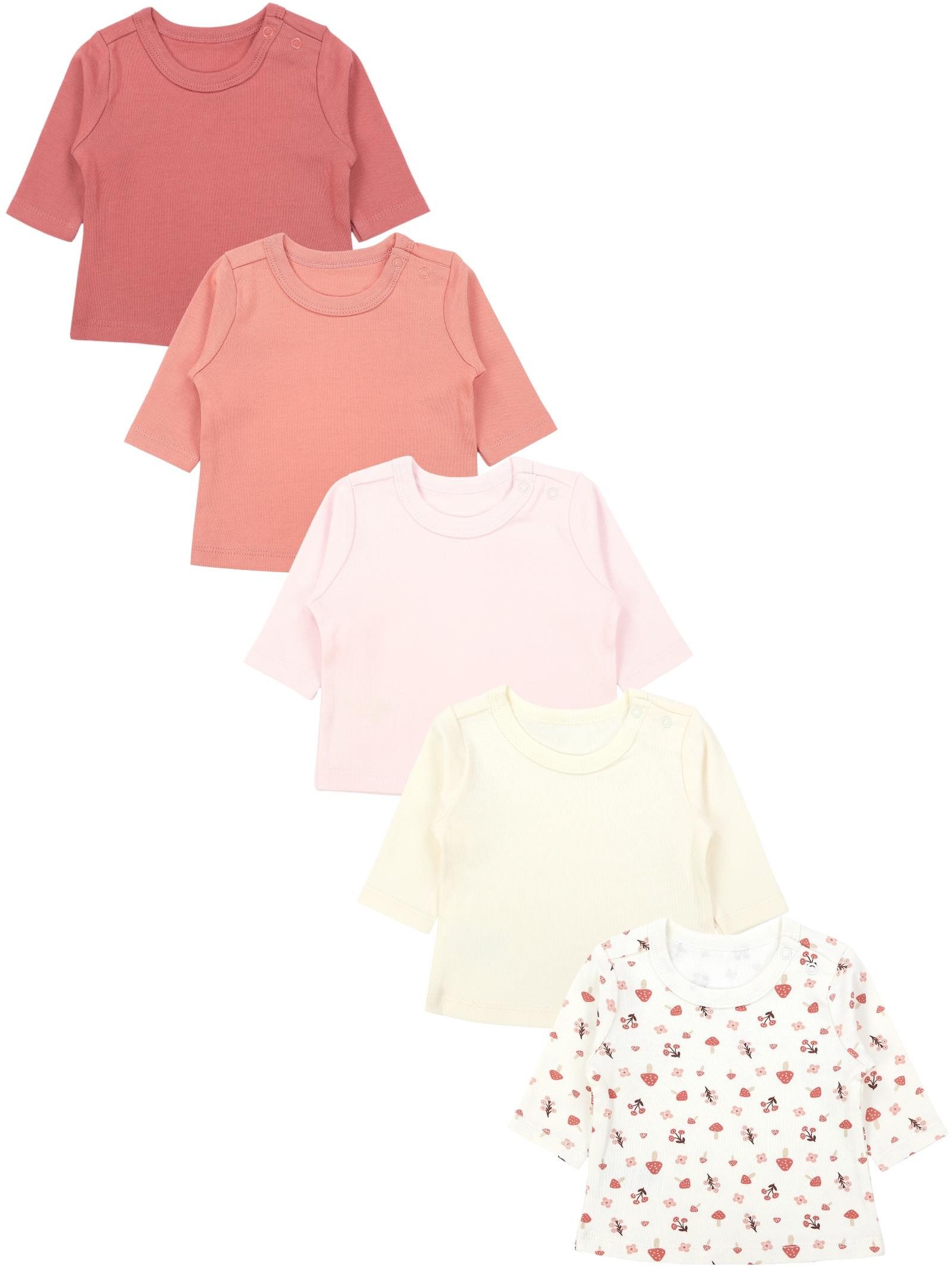 Langarmshirt TupTam Baby Mädchen Langarmshirt 5er Set