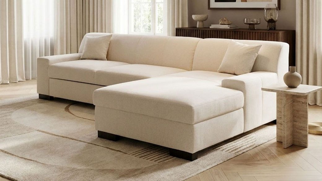 OTTO home Ecksofa Faxxe 268 x 153 cm, auch mit Schlaffunktion, aus pflegeleichtem, weichem Bezugsstoff, L-Form