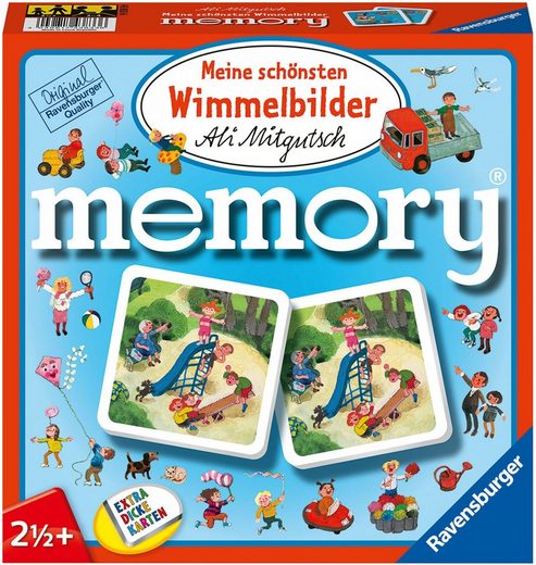 Ravensburger Spiel, Kinderspiel »Meine schönsten Wimmelbilder memory®«, FSC® - schützt Wald - weltweit; Made in Europe