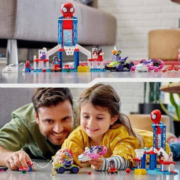 LEGO® Konstruktionsspielsteine Spider-Mans Hauptquartier (10784), LEGO® Marvel, (155 St)