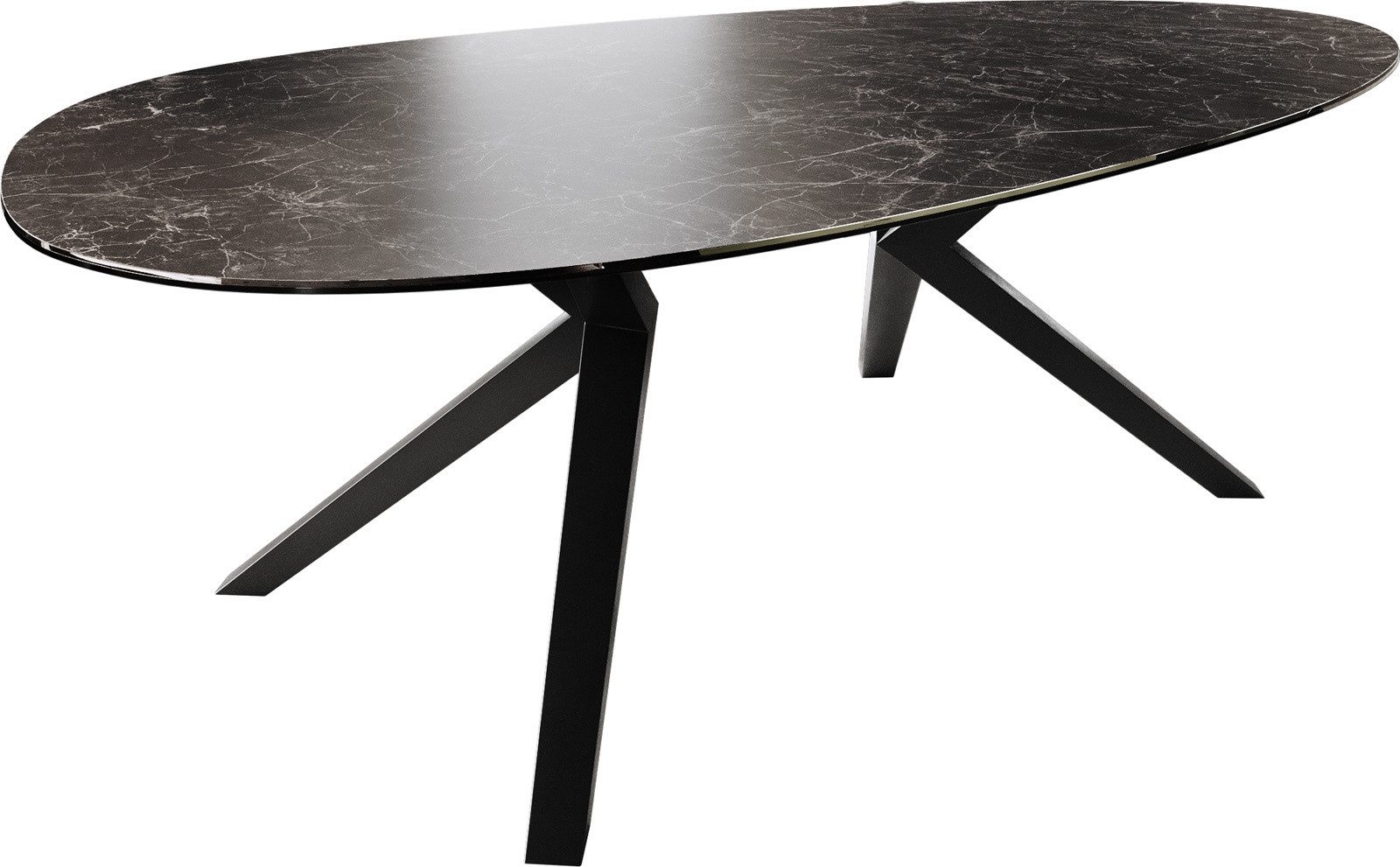 DELIFE Esstisch Edge, Oval Keramik Laminam® günstig online kaufen