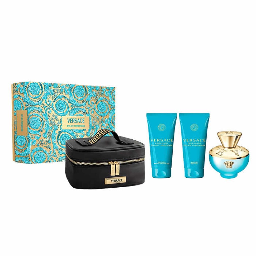 Versace Duft-Set Dylan Torquoise Eau De Toilette Spray 100ml Set 4 Artikel