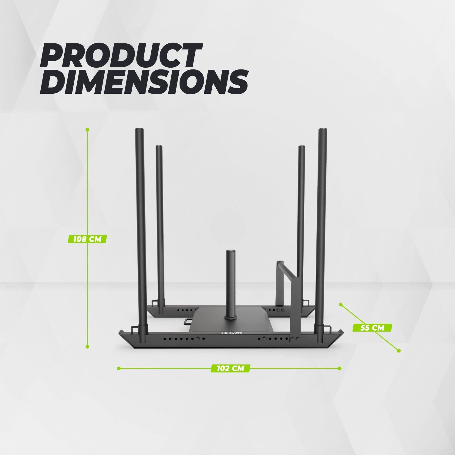 VirtuFit Kraftstation Power Sled - Bis 250 kg belastbar - Für 50-mm-Scheiben – Bild 5 von 5