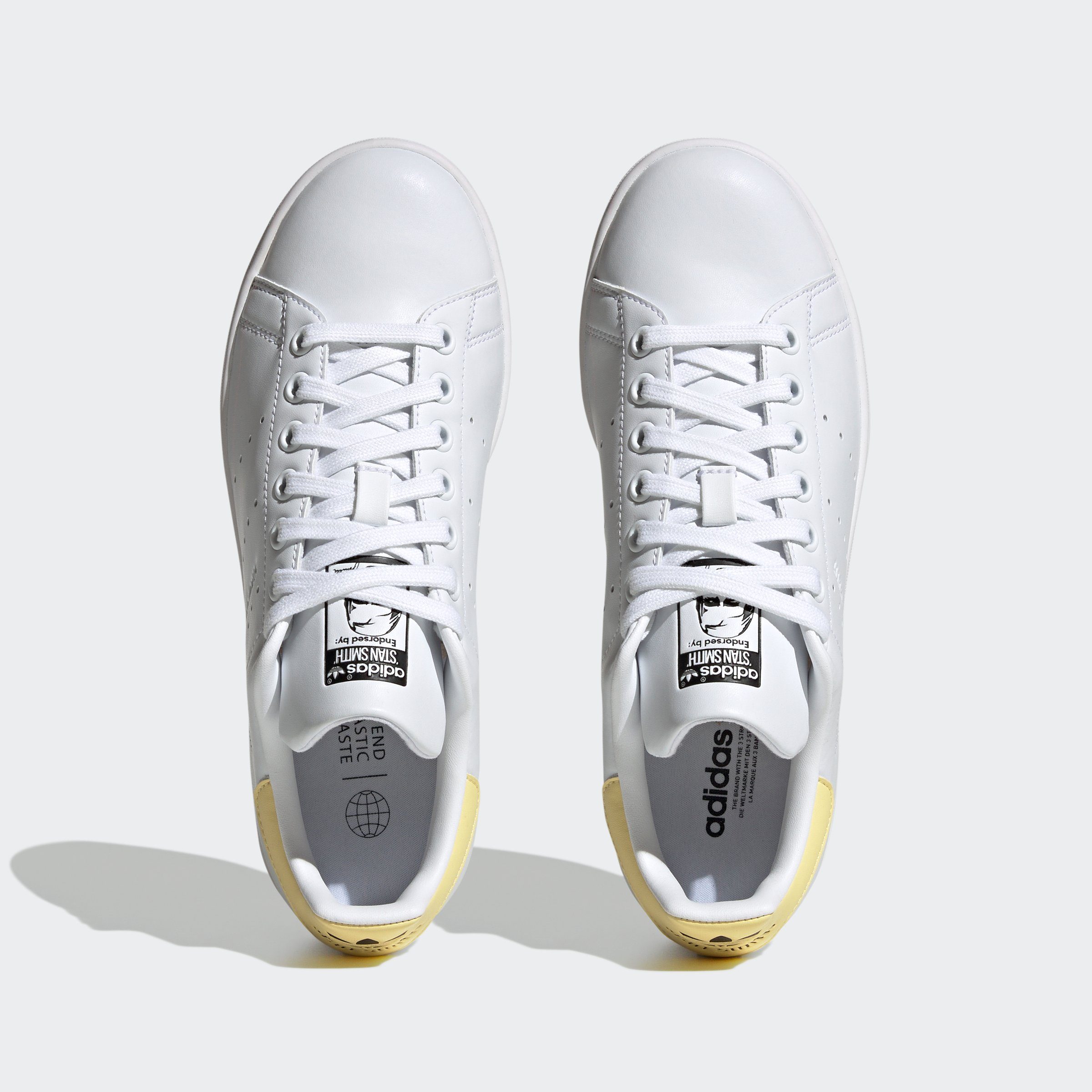 Core Almost adidas Cloud SMITH Black Originals Sneaker White STAN Yellow / /