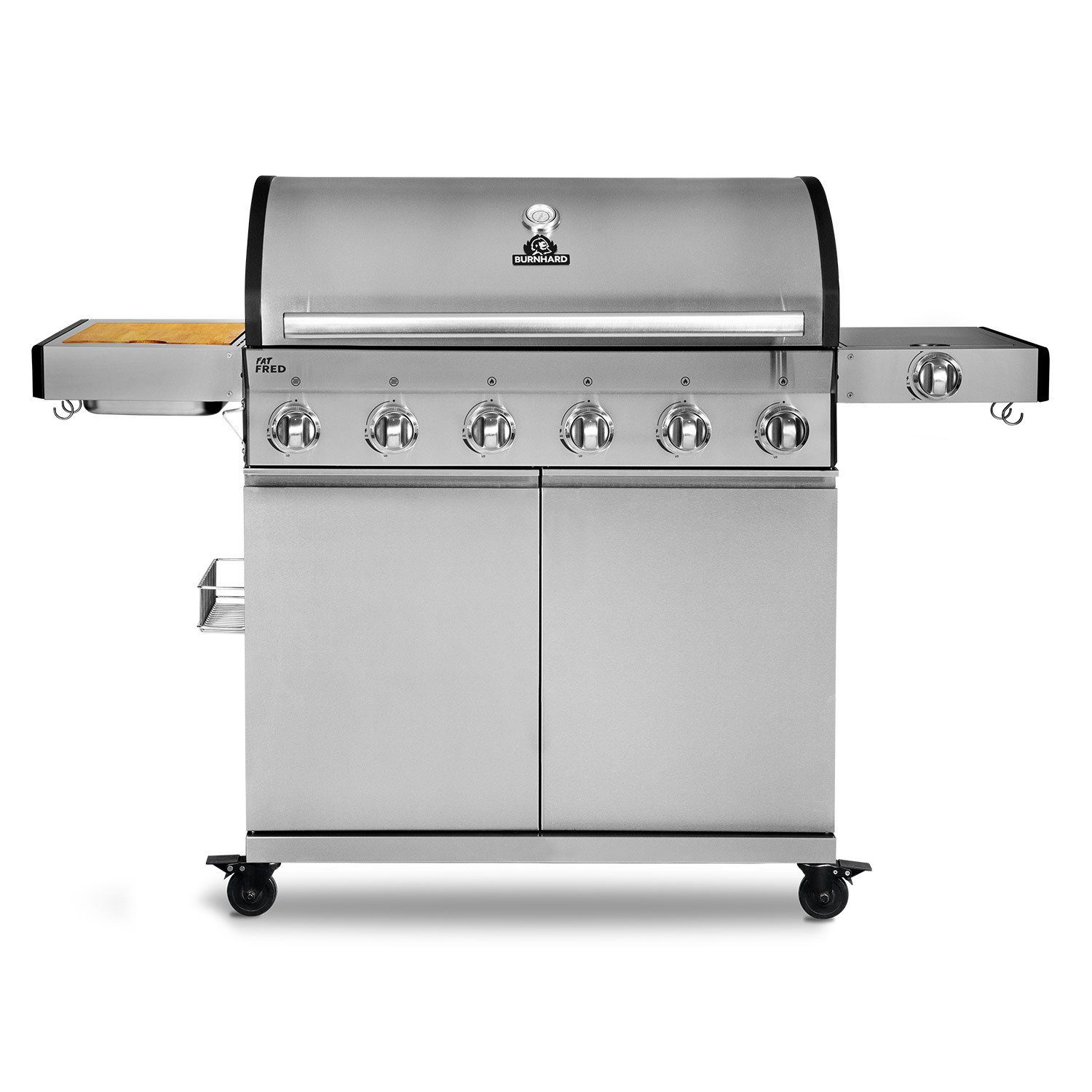 BURNHARD Gasgrill 6-Brenner Fat Fred