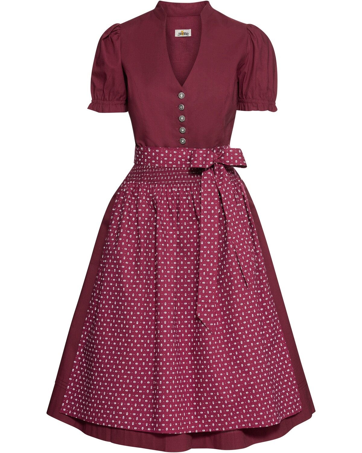 Almsach Dirndl 2-in-1 Halbarm-Dirndlkleid