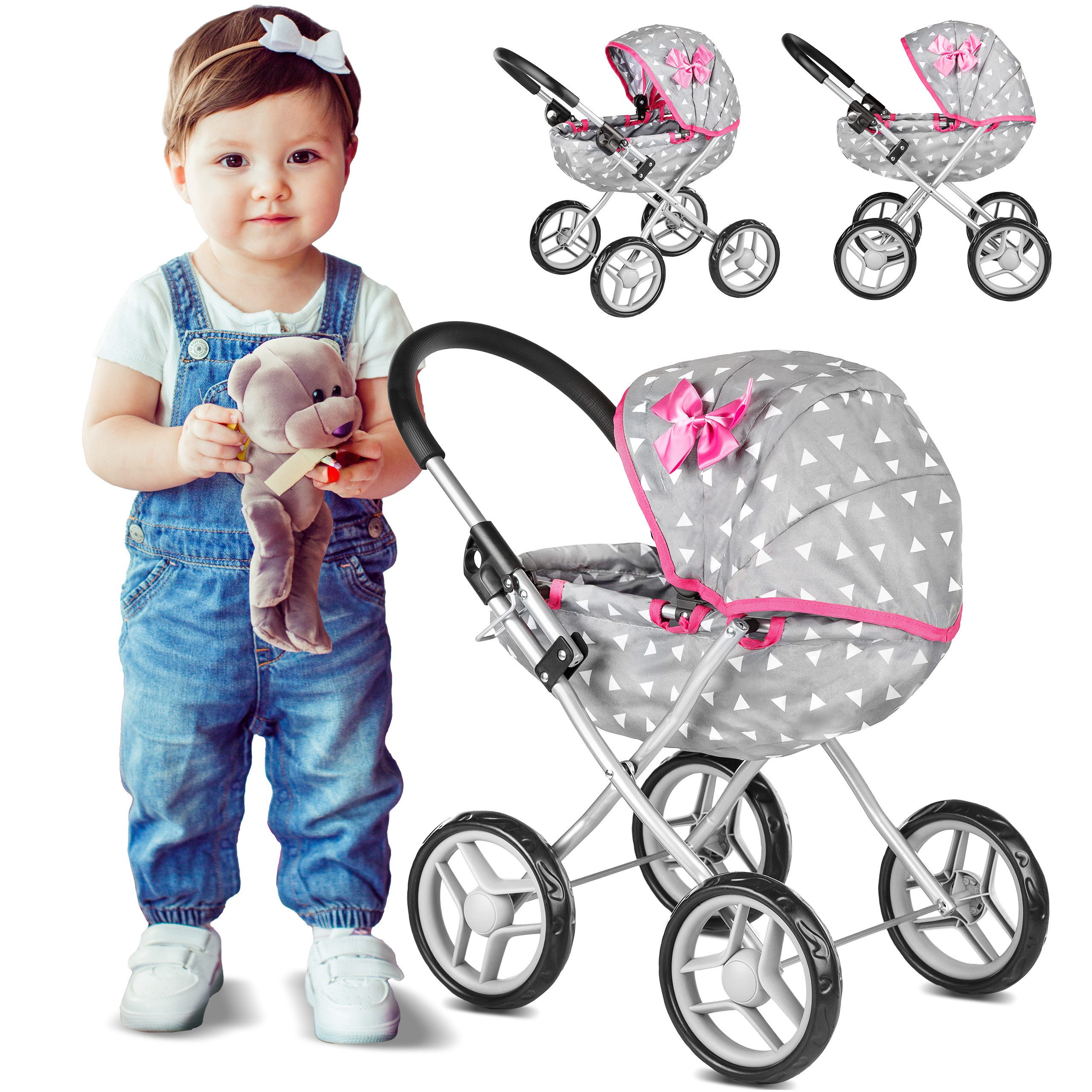 kinderplay Puppenwagen Puppenwagen ab 1 2 günstig online kaufen