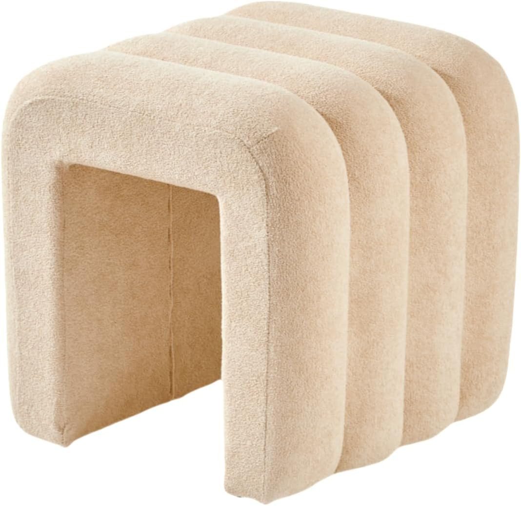 Zedelmaier Sitzhocker Stilvolle Sitzhocker, Polsterhocker, Fußhocker, Schminktisch Hocker