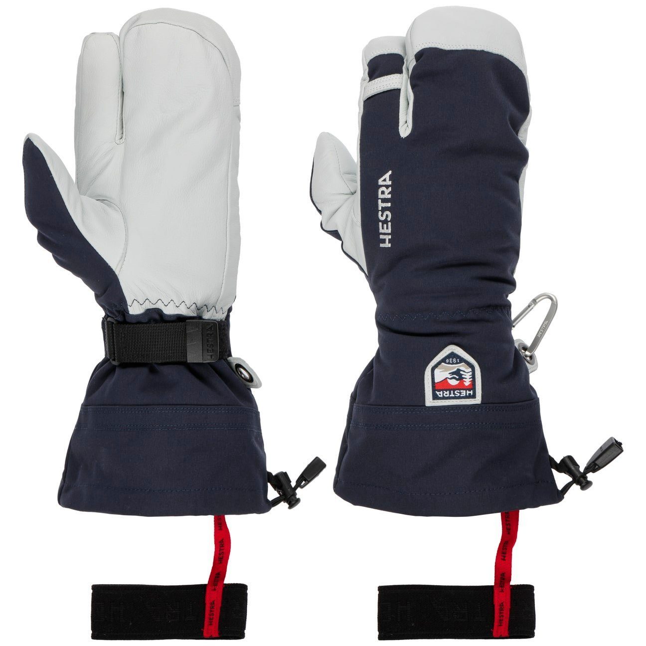 Hestra Skihandschuhe (1-St) Lederhandschuhe mit Futter
