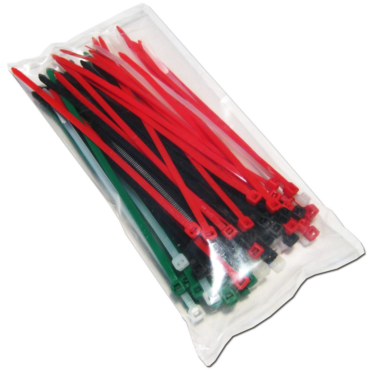 world-trading-net Kabelbinder Kabelbinder farbig sortiert CT003A 150x3,6mm